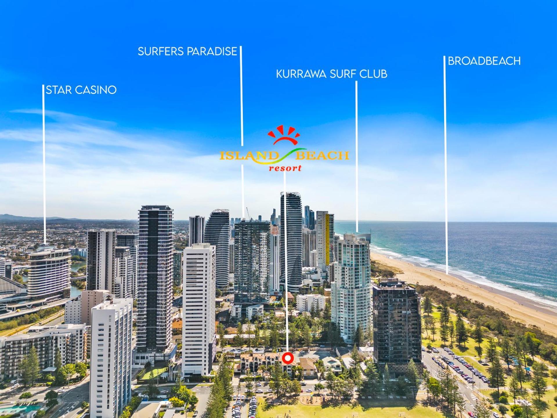 Island Beach Resort Gold Coast Eksteriør billede